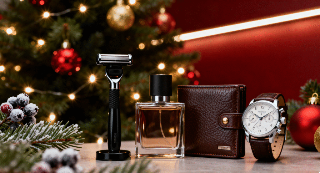 Navidad masculina con estilo.