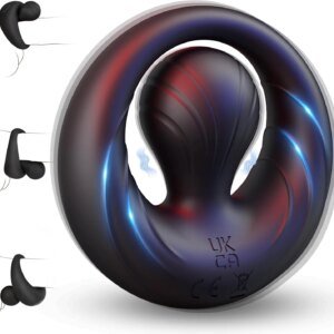 Vibrating Ring Toy – A vibrating sex toy for men, with vibrating beads, 360° adjustable, and 10 vibration modes.