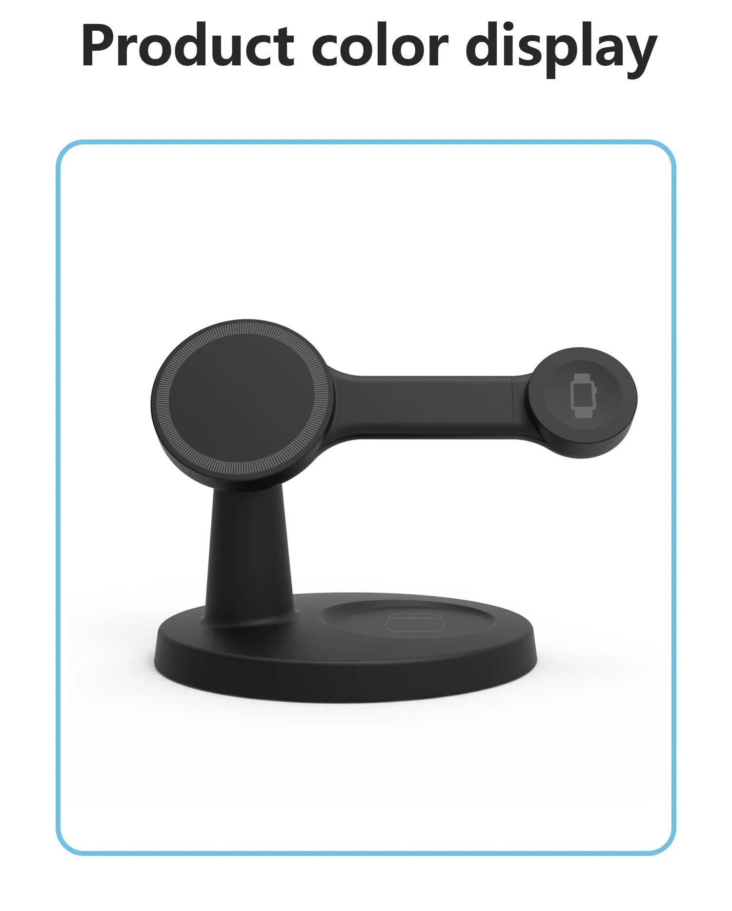 3 In 1 Magnetic Wireless Charger Stand For Magsafe iPhone 16 15 14 13 Pro Max Apple Watch 9 8 AirPods Pro Fast Charging Station