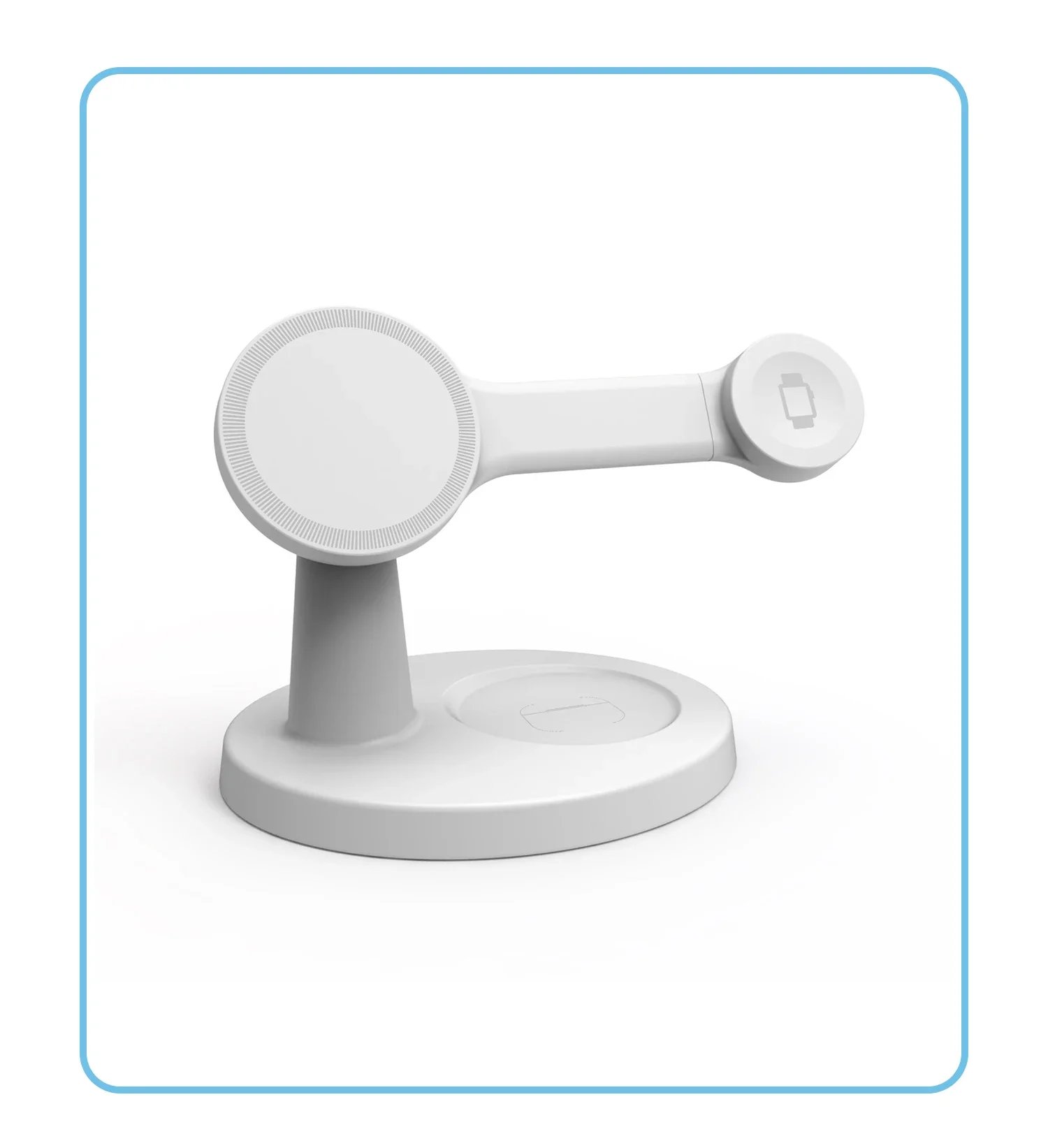 3 In 1 Magnetic Wireless Charger Stand For Magsafe iPhone 16 15 14 13 Pro Max Apple Watch 9 8 AirPods Pro Fast Charging Station