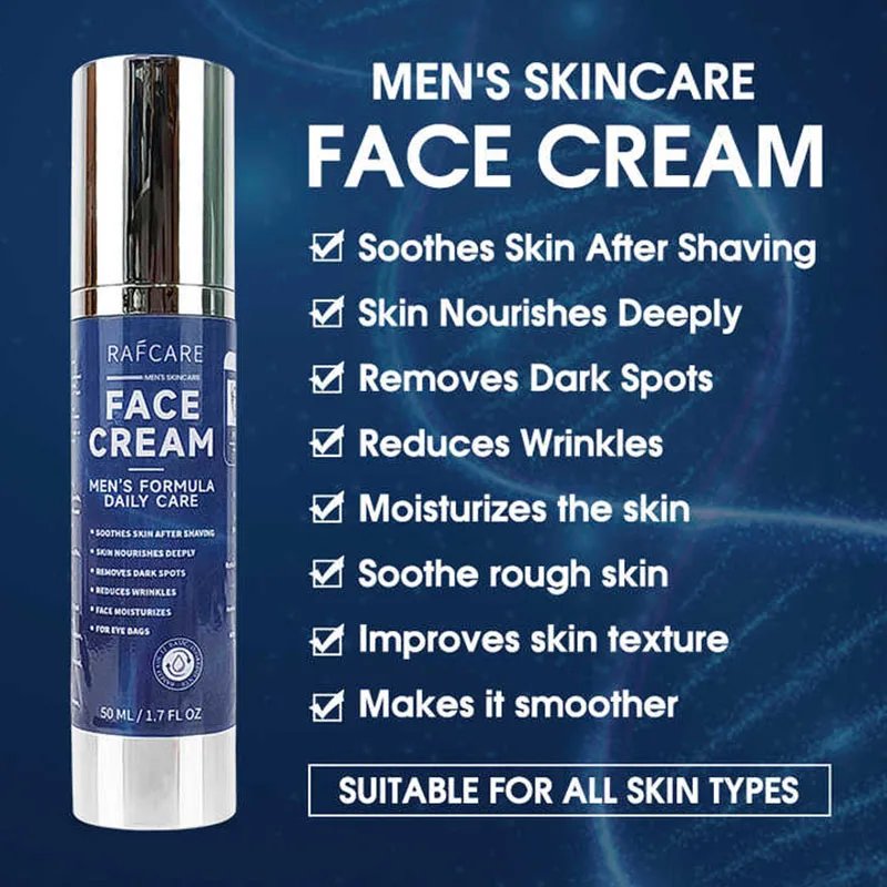 Men's Collagen Face Cream High HA Anti-aging Portable Moisturizing Cream Retinol Anti Wrinkle Skincare Products For Daily Use