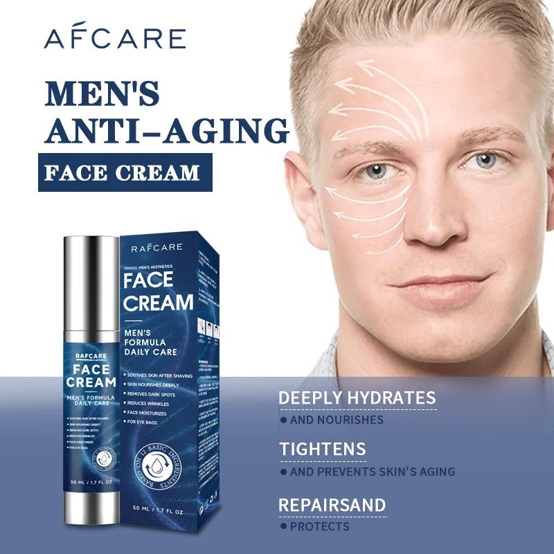Men's Collagen Face Cream High HA Anti-aging Portable Moisturizing Cream Retinol Anti Wrinkle Skincare Products For Daily Use