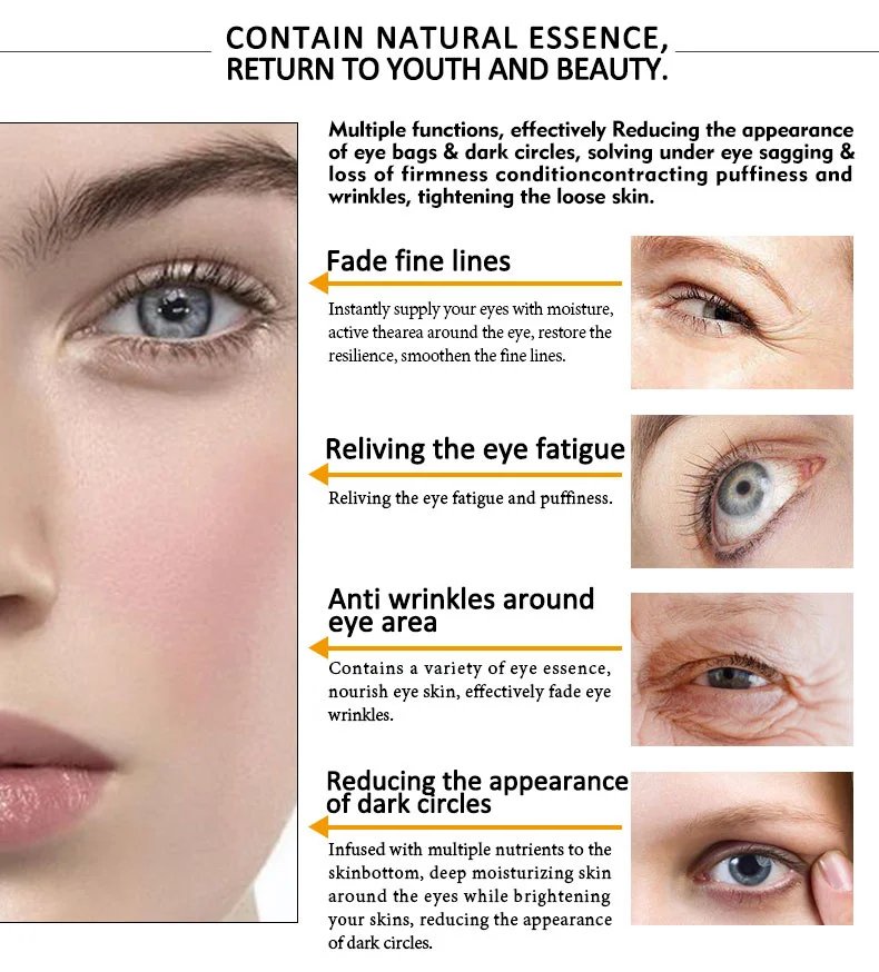 ARTISCARE Snail Face Cream + Peptide Eye Roller + Golden Eye Cream 3Pcs for Facial Moisturizing Serum Dark Circles Eye Care