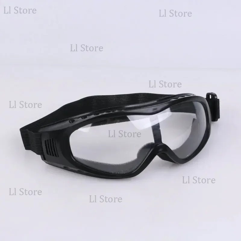 Double-layer Outdoor Windshield Labor Protection Glasses PC Lens Protective Head-mounted Adult Men's Women's Ski Glasses - Image 2