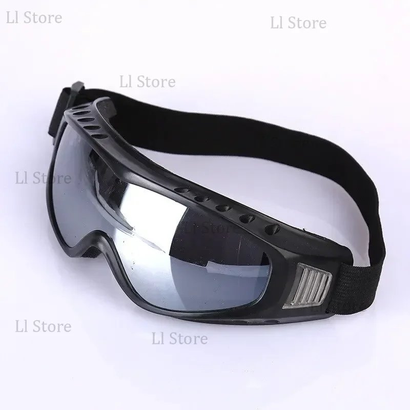Double-layer Outdoor Windshield Labor Protection Glasses PC Lens Protective Head-mounted Adult Men's Women's Ski Glasses