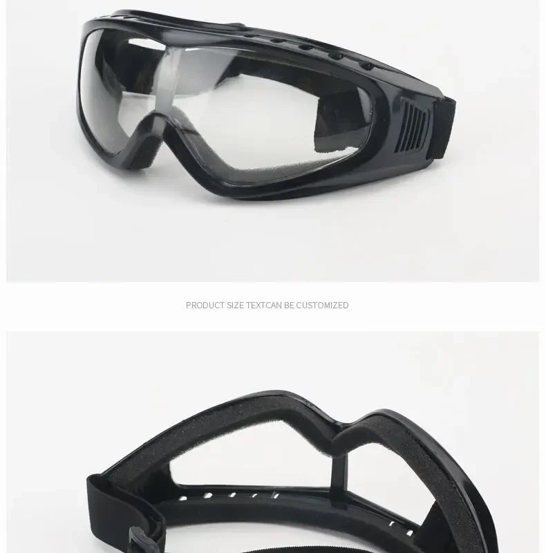 Double-layer Outdoor Windshield Labor Protection Glasses PC Lens Protective Head-mounted Adult Men's Women's Ski Glasses Double-layer Outdoor Windshield Labor Protection Glasses PC Lens Protective Head-mounted Adult Men's Women's Ski Glasses