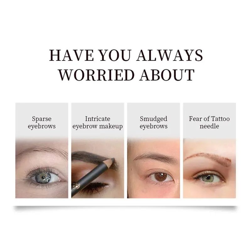 Eyelash Eyebrow Tint Permanent Dye Kit Waterproof Lasting Fast Tint Henna Brow Enhancers Cream Gel Makeup Tool