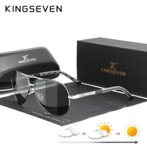 Ship From Spain KINGSEVEN Vintage Aluminum Polarized Sunglasses Brand Sun g
