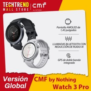 【Brand+】CMF BY NOTHING Watch 3 Pro Smart Watch 1.43"AMOLED Dual-Band GPS & 130+ Sport Modes Bluetooth Call