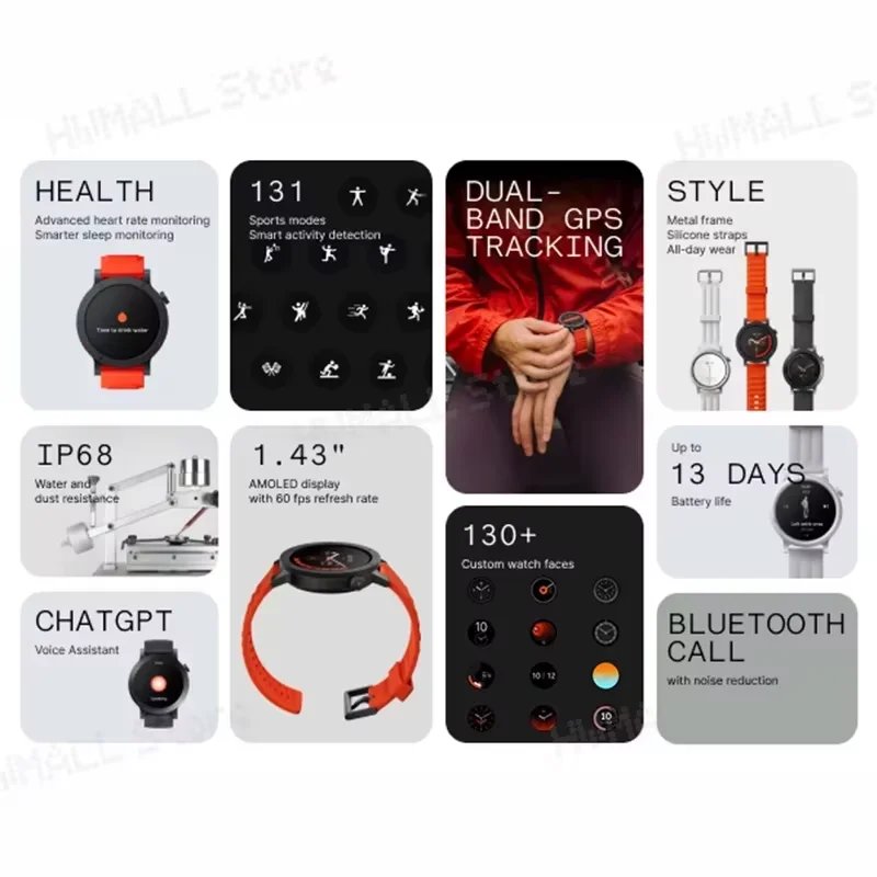 【Brand+】CMF BY NOTHING Watch 3 Pro Smart Watch 1.43"AMOLED Dual-Band GPS & 130+ Sport Modes Bluetooth Call - Image 2