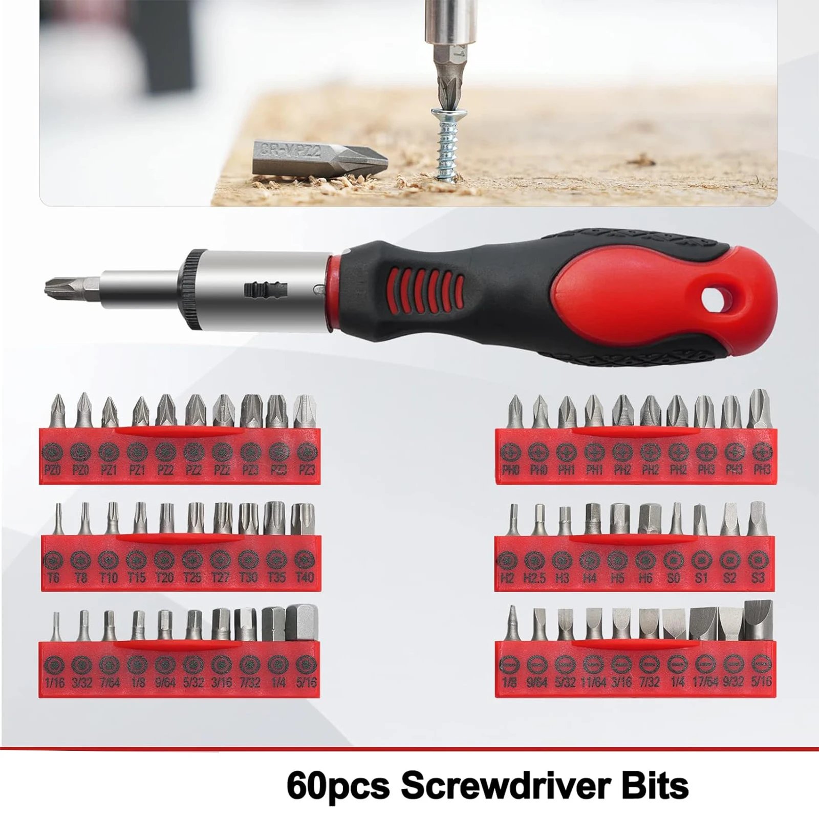 117Pcs Magnetic Screwdriver Set Repair Tool Precision Screwdriver Set Nut D - Imagen 5
