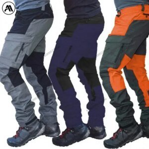 Slim Motorcycle Cargo Pants - Multi-Pocket Urban Riding Pants for Outdoor Fashion