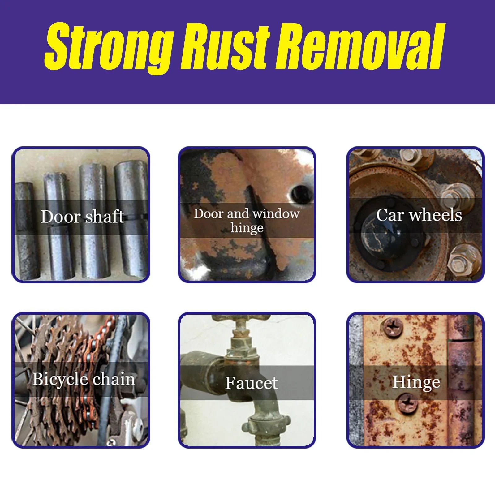 Metal Rust Remover Spray Metal Surface Paint Car Maintenance Iron Powder Cleaning Super Stainless Steel Rust RemoverCleaner - Image 6