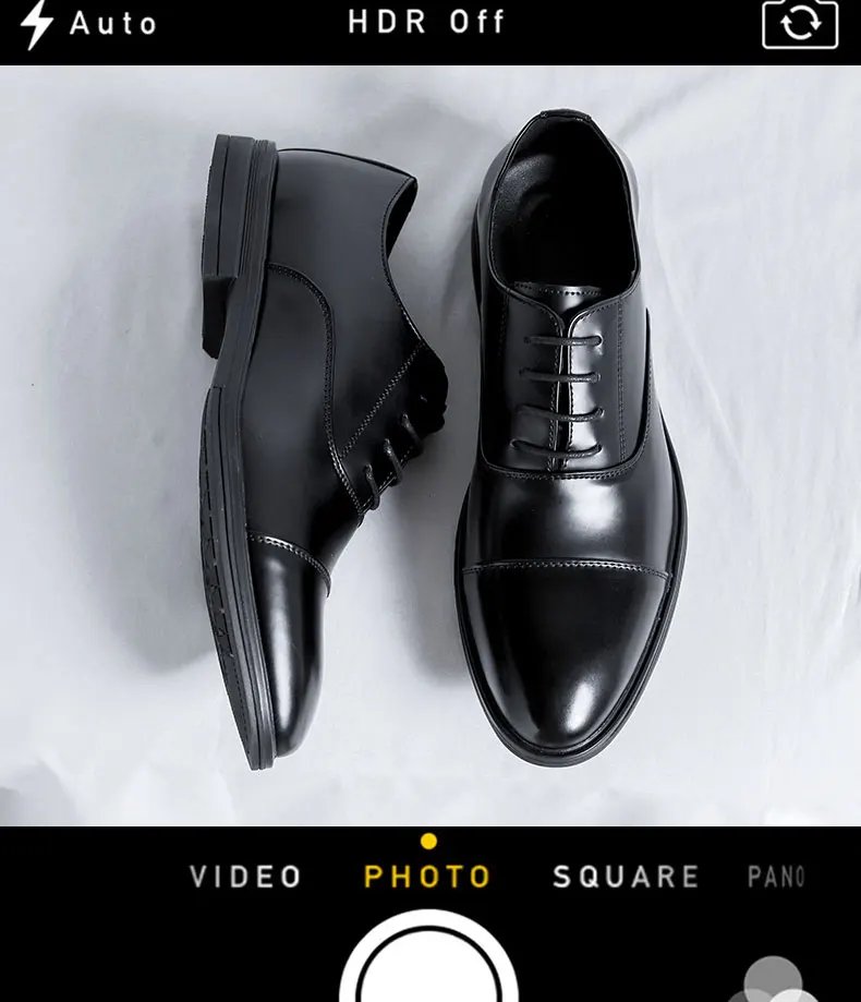 Dress Shoes for Men Black Wedding Party Office Business Shoes Luxury Office Business Wedding Formal Lace-Up Oxford