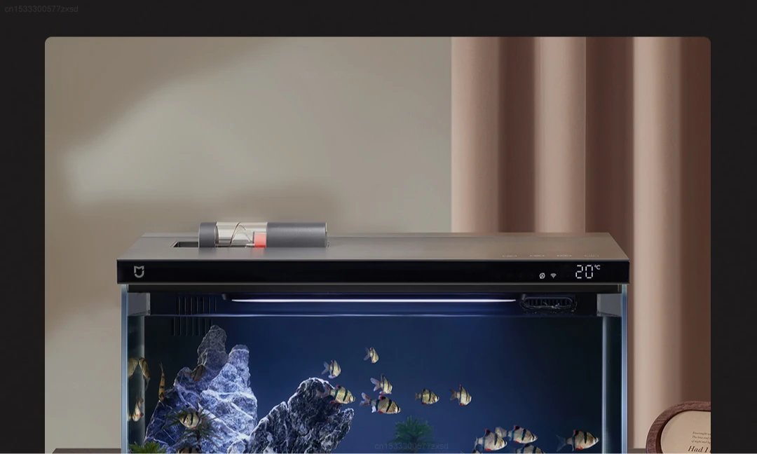 Mijia Smart Fish Tank MYG100 Work with Mijia APP Mobile Controlled Remote Feeding Smart Lighting System Light Aquarium
