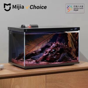 Mijia Smart Fish Tank MYG100 Work with Mijia APP Mobile Controlled Remote Feeding Smart Lighting System Light Aquarium