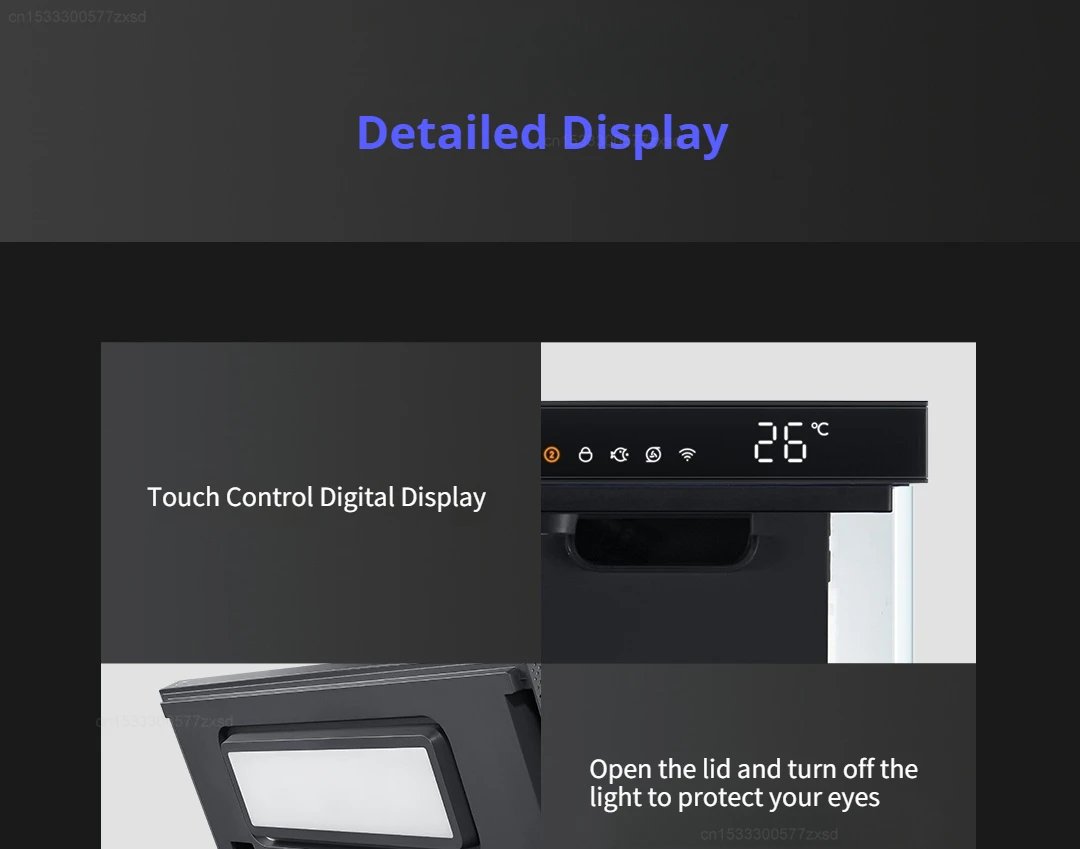 Mijia Smart Fish Tank MYG100 Work with Mijia APP Mobile Controlled Remote Feeding Smart Lighting System Light Aquarium