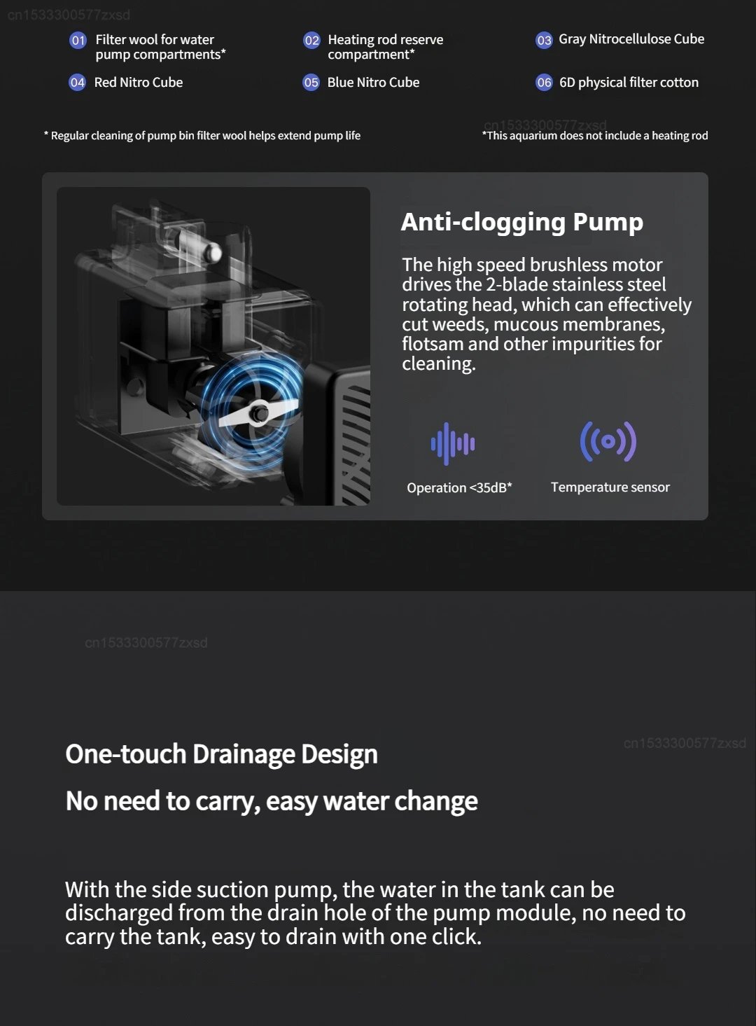 Mijia Smart Fish Tank MYG100 Work with Mijia APP Mobile Controlled Remote Feeding Smart Lighting System Light Aquarium