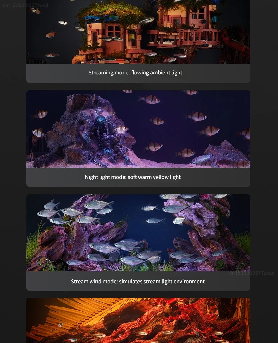 Mijia Smart Fish Tank MYG100 Work with Mijia APP Mobile Controlled Remote Feeding Smart Lighting System Light Aquarium