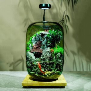 Glass Aquariums Ecological Hydroponics Plant Bottle Small Desktop Decoration Fish Tank Multi-functional Landscape Aquariums