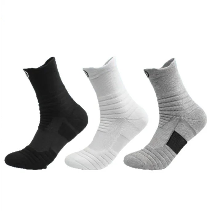 professional socks towel bottom sports student training elite breathable thickened sweat absorption