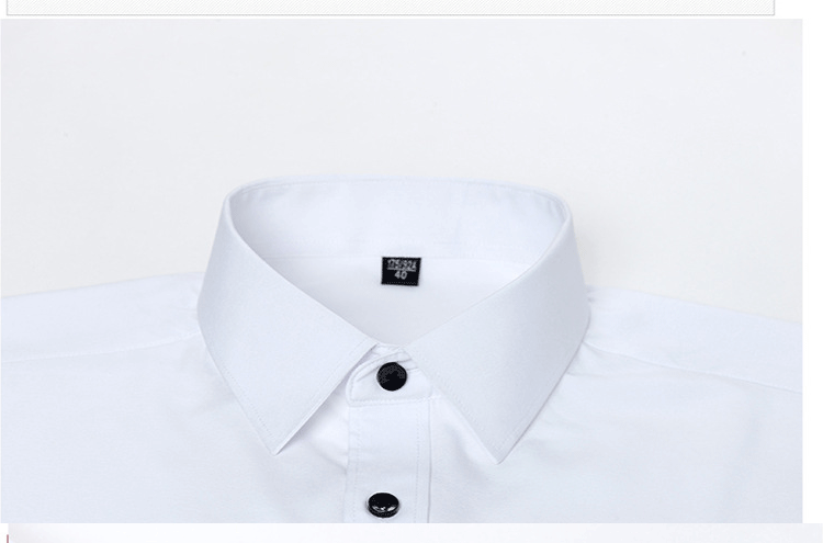 Camisa de hombre 6XL nueva de verano, blanca, elástica, sin planchado, de manga larga, informal de negocios, oversize, mercerizada, vertical.