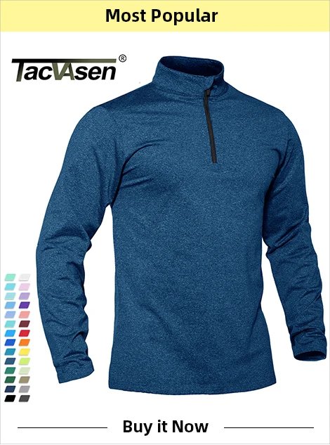 TACVASEN, camisetas para exteriores para hombre, Polos de trabajo, camisetas de verano de secado rápido, camisetas de Golf ligeras de manga larga, camisetas