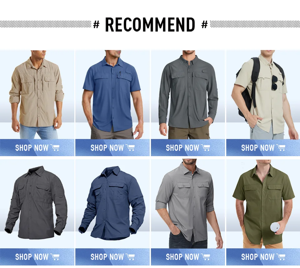 TACVASEN, camisetas para exteriores para hombre, Polos de trabajo, camisetas de verano de secado rápido, camisetas de Golf ligeras de manga larga, camisetas