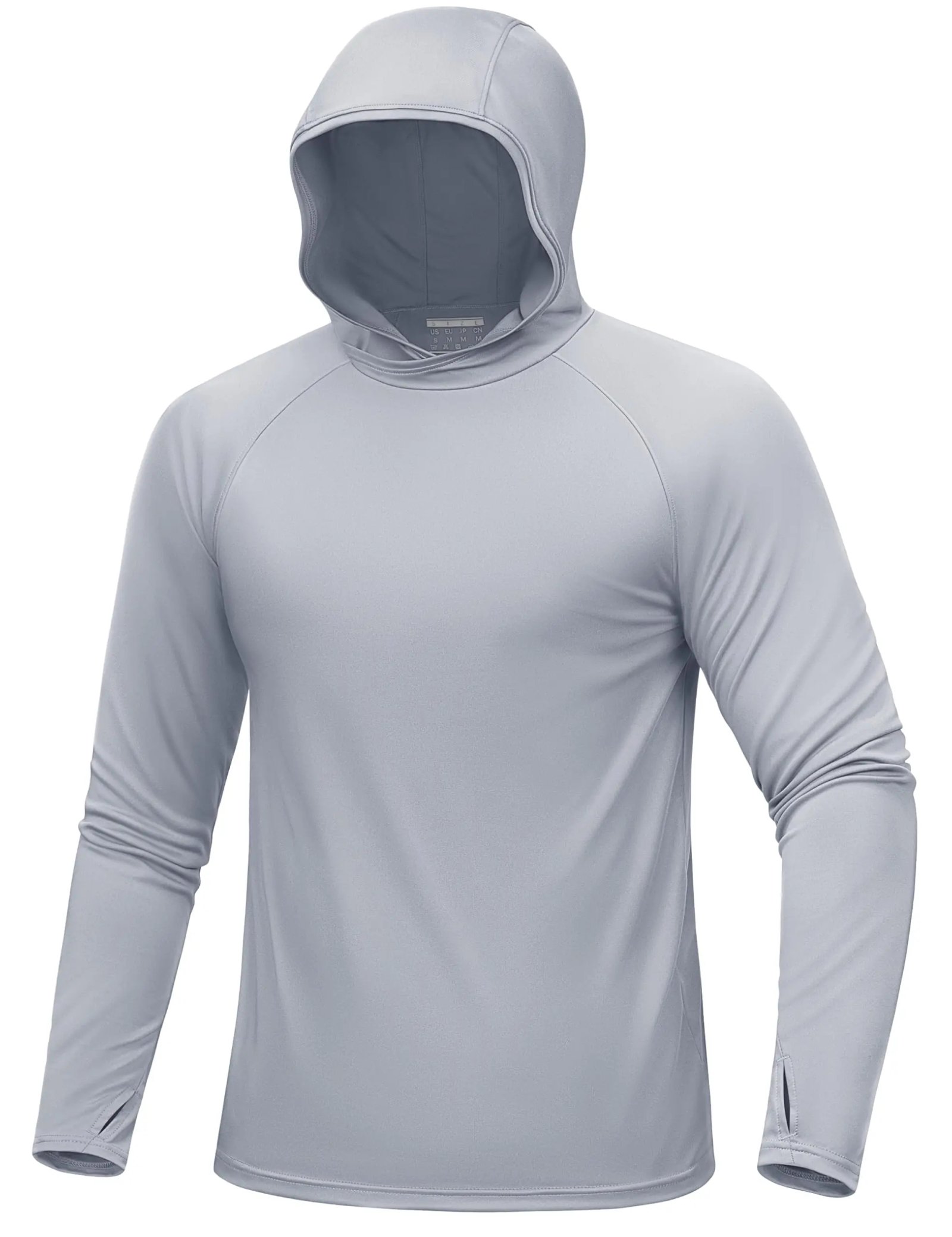 TACVASEN UPF 50+ Camisetas con capucha para hombre, camisas de sol con bloque UV de secado rápido, camiseta ligera con capucha para correr, camisetas de rendimiento de pesca