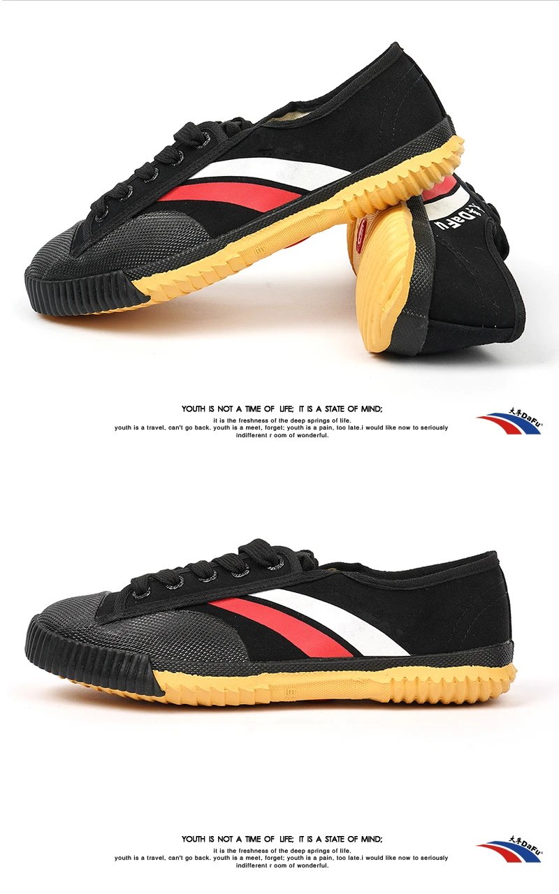 DaFu-zapatos de Parkour originales para hombre y mujer, zapatillas de artes marciales, Shaolin, Taichi, Taekwondo, Wushu, suaves y cómodas