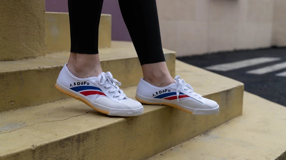 DaFu-zapatos de Parkour originales para hombre y mujer, zapatillas de artes marciales, Shaolin, Taichi, Taekwondo, Wushu, suaves y cómodas