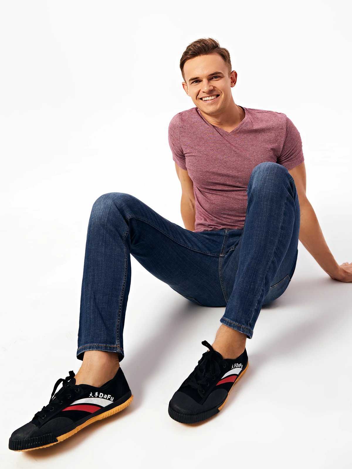 DaFu-zapatos de Parkour originales para hombre y mujer, zapatillas de artes marciales, Shaolin, Taichi, Taekwondo, Wushu, suaves y cómodas