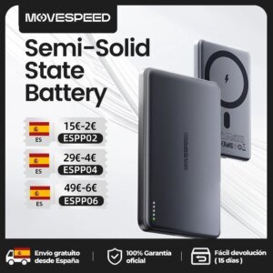 【CCC】MOVESPEED P07 Banco de energía de batería de estado sólido 10000 mAh 5000 mAh Banco de energía de carga inalámbrica magnética para iPhone 17 16 15