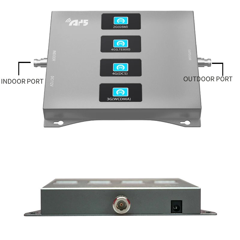 Amplificador móvil 2G 3G 4G 800 900 1800 2100, 2 antenas, repetidor GSM DCS WCDMA 2G 3G 4G, repetidor LTE, amplificador de señal celular