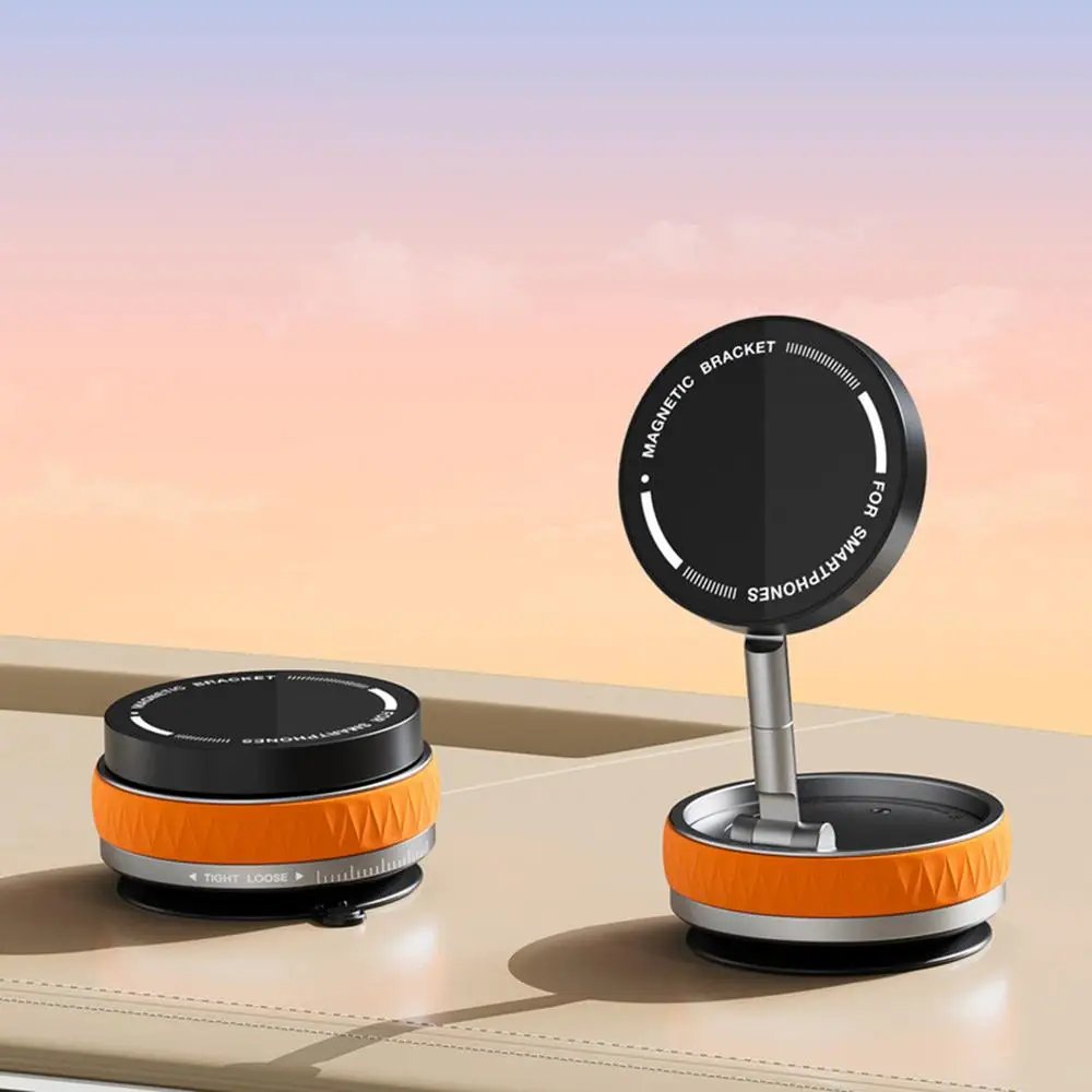 Soporte para teléfono de coche, soporte magnético plegable para teléfono, soporte giratorio para teléfono inteligente, accesorios interiores para teléfono y tableta