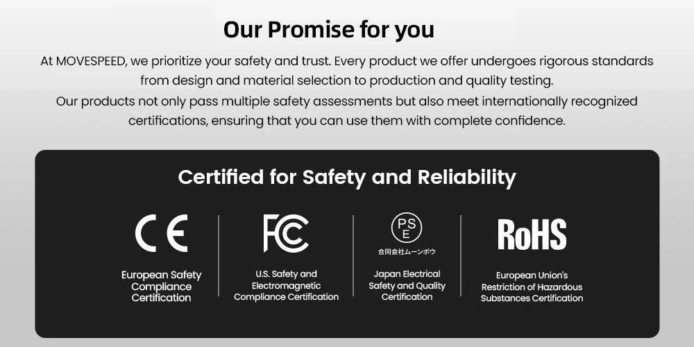 MOVESPEED S80 Banco de energía de gran capacidad 100W PD carga rápida batería externa estación de energía portátil para Camping portátil al aire libre