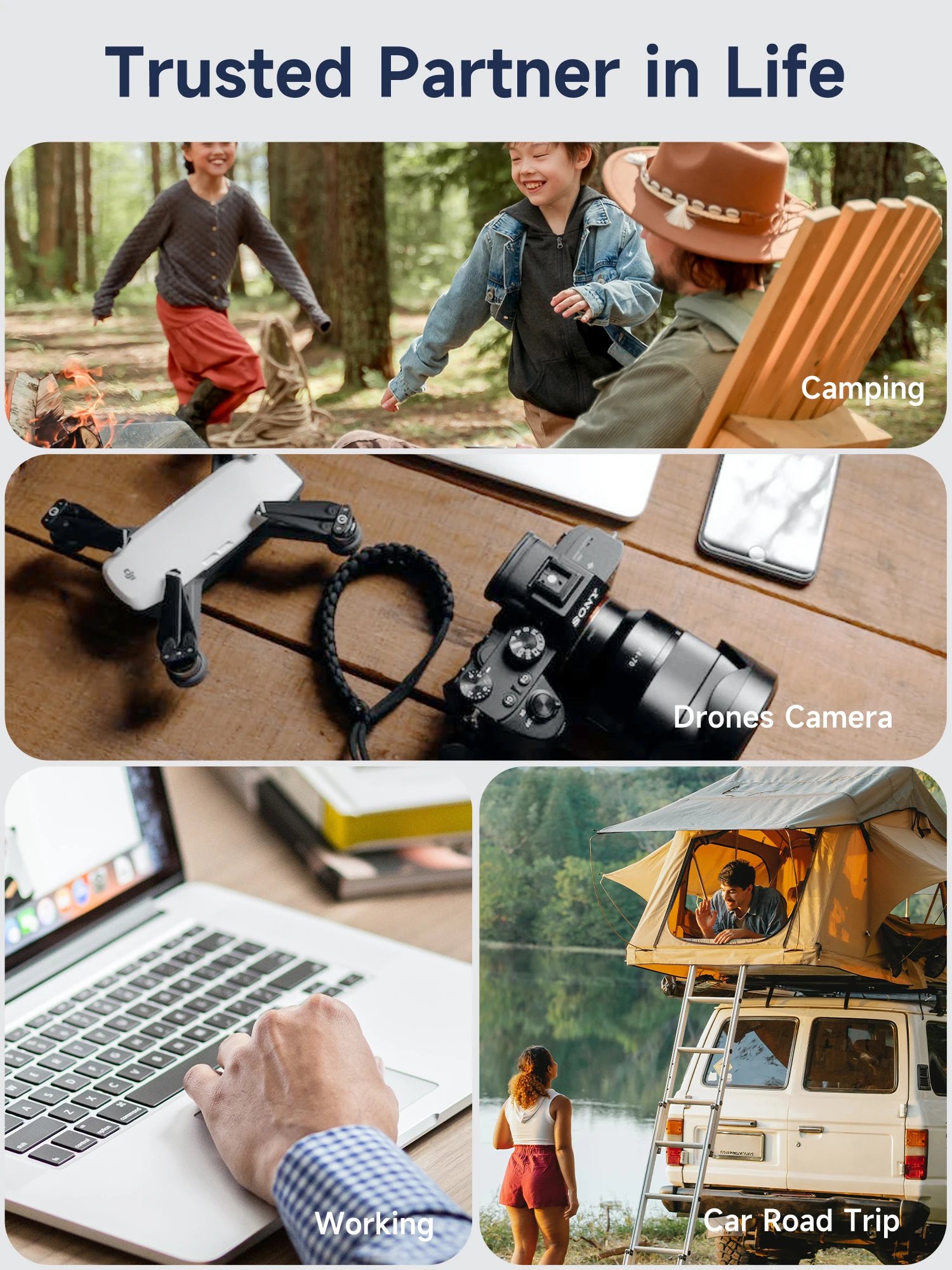 MOVESPEED S80 Banco de energía de gran capacidad 100W PD carga rápida batería externa estación de energía portátil para Camping portátil al aire libre