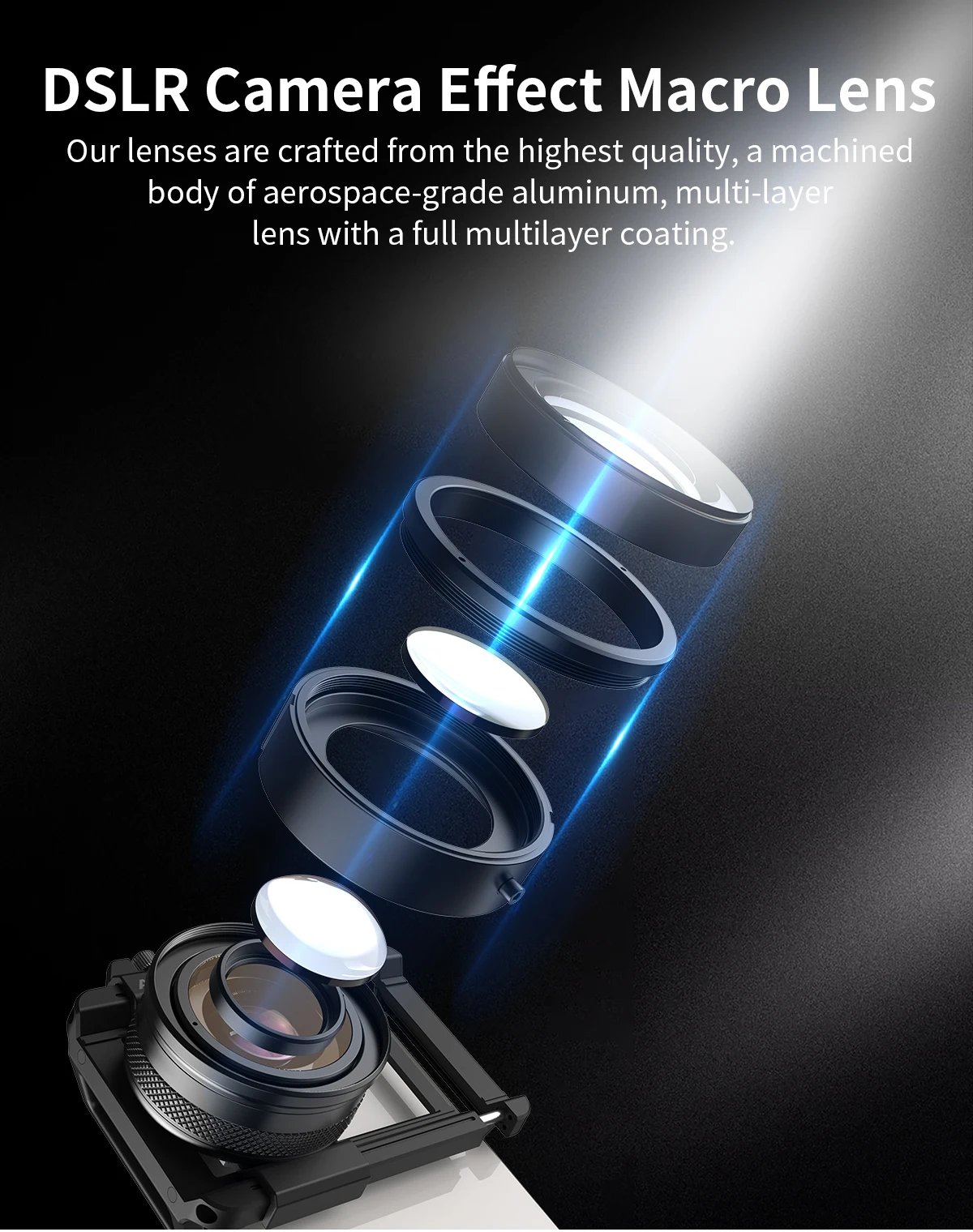 APEXEL 10-20X Zoom Macro lente HD cámara de teléfono móvil Micro lentes para iPhone 17/PRO MAX Samsung casi todos los teléfonos inteligentes foto