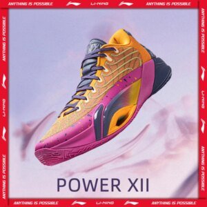 Li-Ning POWER XII-zapatillas de baloncesto profesionales para hombre, zapatillas de competición con amortiguación ULTRA de espuma ligera, ABAV067