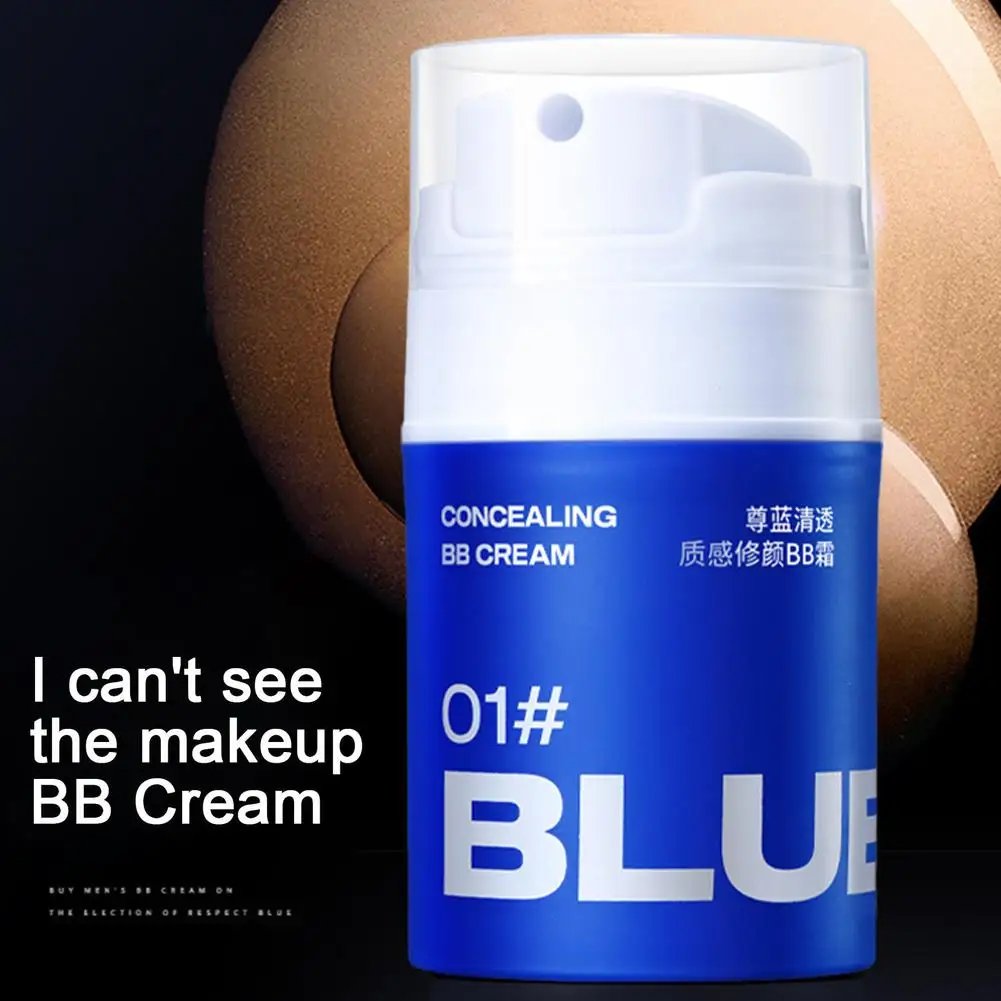 Crema BB revitalizante de alta gama para hombres, crema nutritiva, base de maquillaje, iluminador, corrector Facial duradero Waterpro, 50g