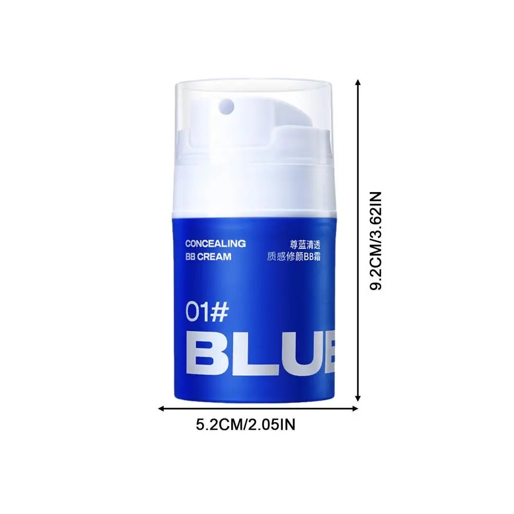 Crema BB revitalizante de alta gama para hombres, crema nutritiva, base de maquillaje, iluminador, corrector Facial duradero Waterpro, 50g