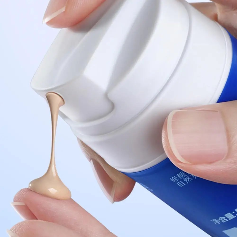 Crema BB revitalizante de alta gama para hombres, crema nutritiva, base de maquillaje, iluminador, corrector Facial duradero Waterpro, 50g