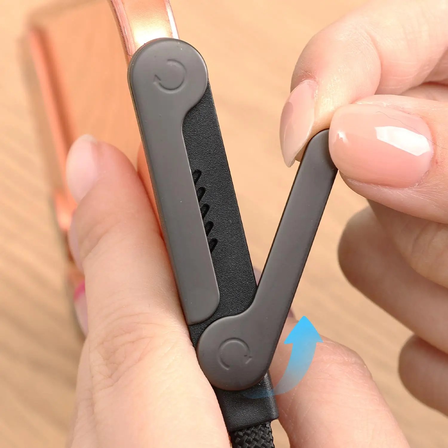 Cable de Carga Plano para Móvil, Cargador USB Tipo C, Soporte para Teléfono Celular, Cable de Datos GSM, Carga Ultra Rápida, Cable Tipo C