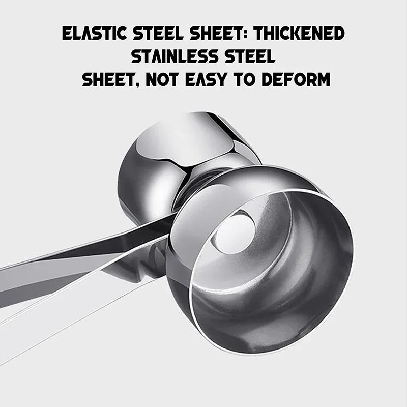 Tijeras para huevos de acero inoxidable 304, abridor de cáscara de huevo, doble cabezal, utensilios creativos de Metal para huevos hervidos, accesorios de cocina, herramientas
