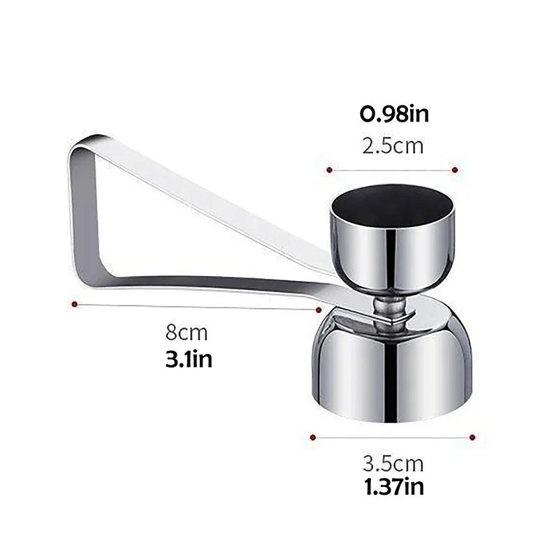 Tijeras para huevos de acero inoxidable 304, abridor de cáscara de huevo, doble cabezal, utensilios creativos de Metal para huevos hervidos, accesorios de cocina, herramientas