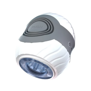 DRY WELL prensable Masturbador masculino automático de composición abierta Mamadas Maquina Entrenador de glande para hombre Juguetes sexuales para hombres masturbacion vaginal Vigina de bolsillo 10 modos de vibración