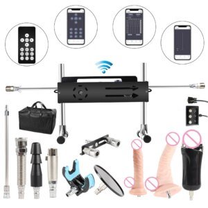 Nueva máquina sexual con control inalámbrico con características increíbles, potente, todo en ángulo ajustable, sin máquina móvil, motor de 200 W, carrera de 15 cm