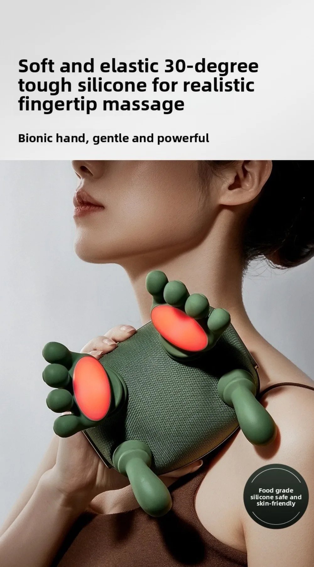 Nuevo Masajeador de Cuello con Calor 2026, Chal Eléctrico Shiatsu para Masaje de Hombros para Alivio del Dolor, Amasamiento Profundo para Uso Doméstico