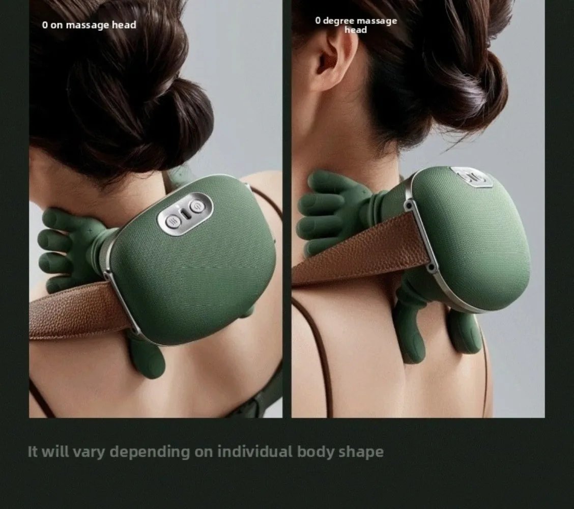 Nuevo Masajeador de Cuello con Calor 2026, Chal Eléctrico Shiatsu para Masaje de Hombros para Alivio del Dolor, Amasamiento Profundo para Uso Doméstico