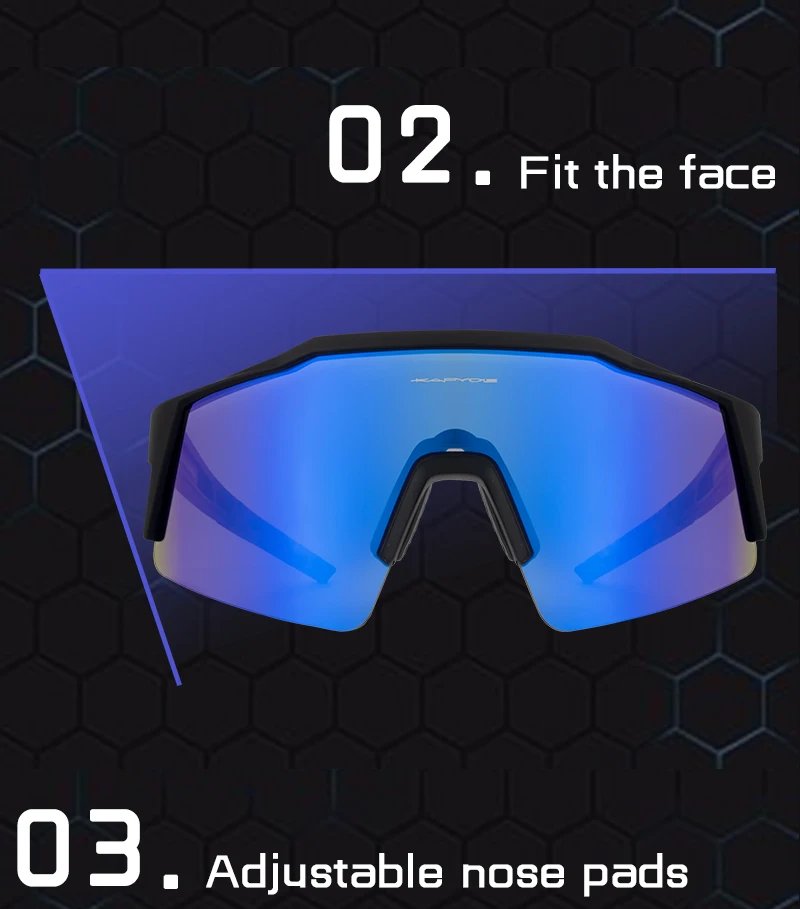 Kapvoe gafas de sol fotocromáticas para ciclismo al aire libre para hombres gafas de ciclismo gafas de bicicleta de montaña mujeres deportes correr gafas UV400